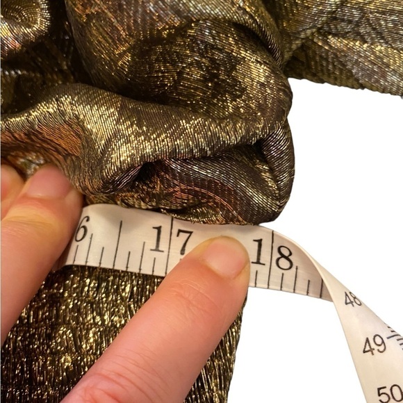 vintage 80s / 90s gold dress also inspired from the 20s very gatsby - Picture 8 of 9